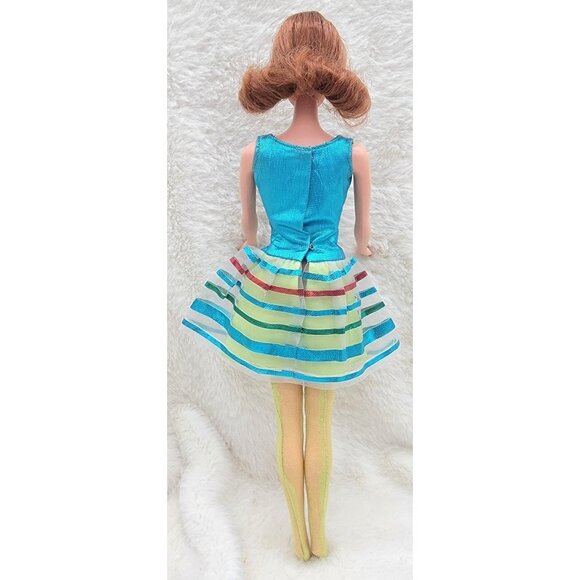 Vintage Barbie Mod Era Twinkle Togs #1854 Quick Curl Kelley #4221 HTF Redhead - Picture 3 of 13